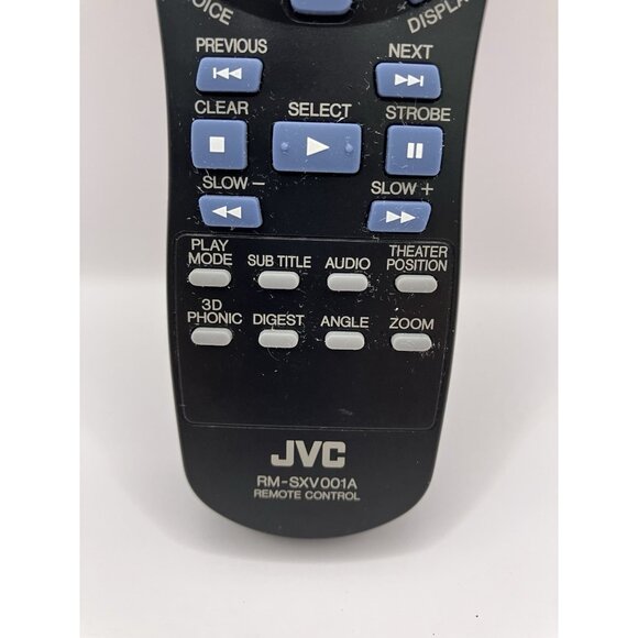 Remote Control ( Clean Contacts ) JVC - RM-SXV001A - Picture 3 of 5